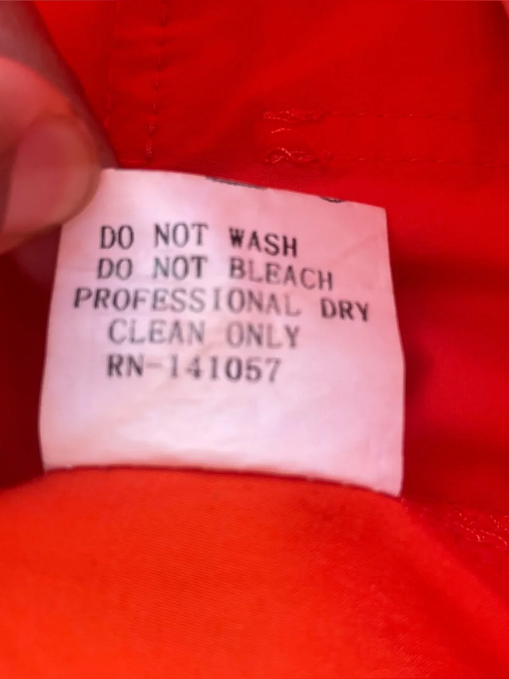 American Stitch Men’s XL Bright Orange Cargo Pants Utility Streetwear